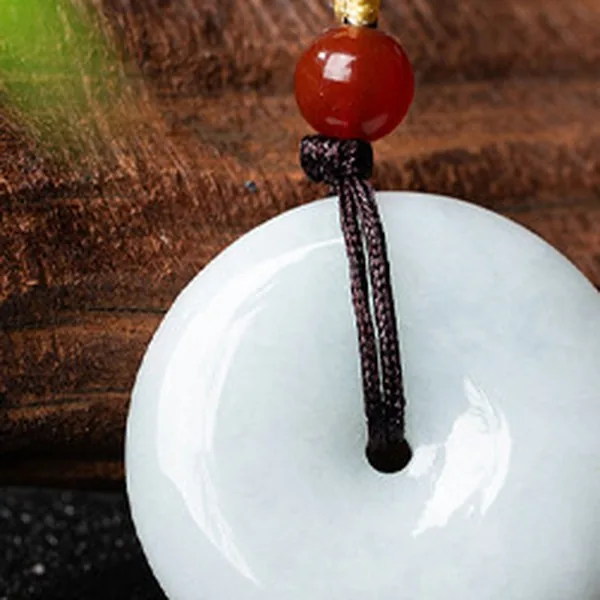 Jadeite Peace Buckle Pendant